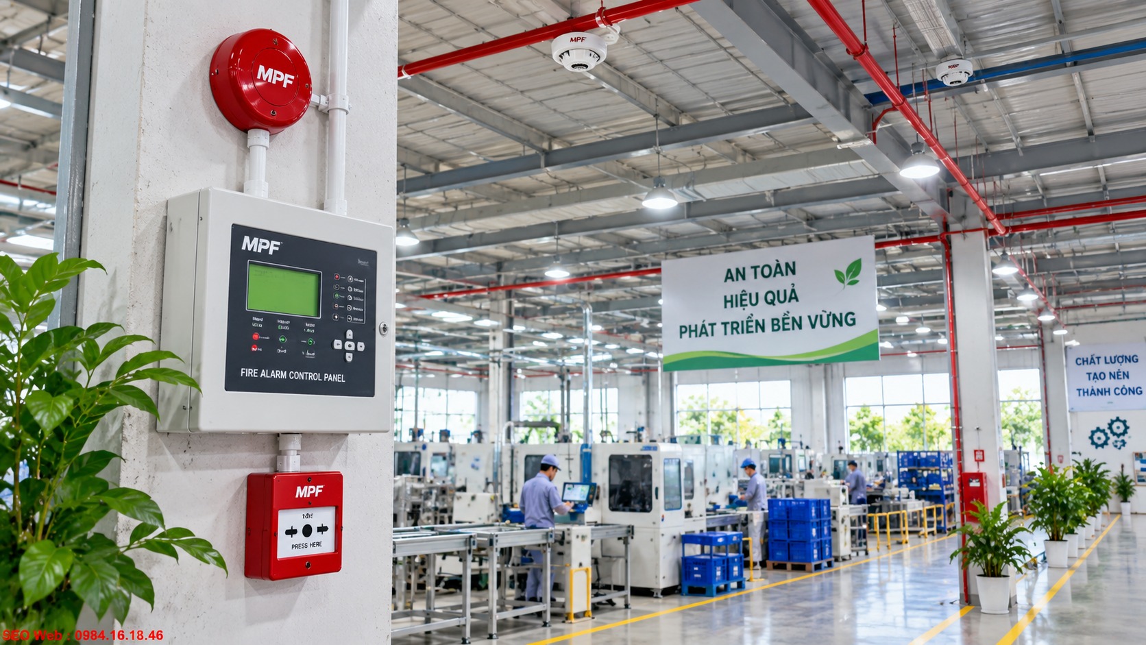 Báo cháy MPF trong khu công nghiệp và nhà máy