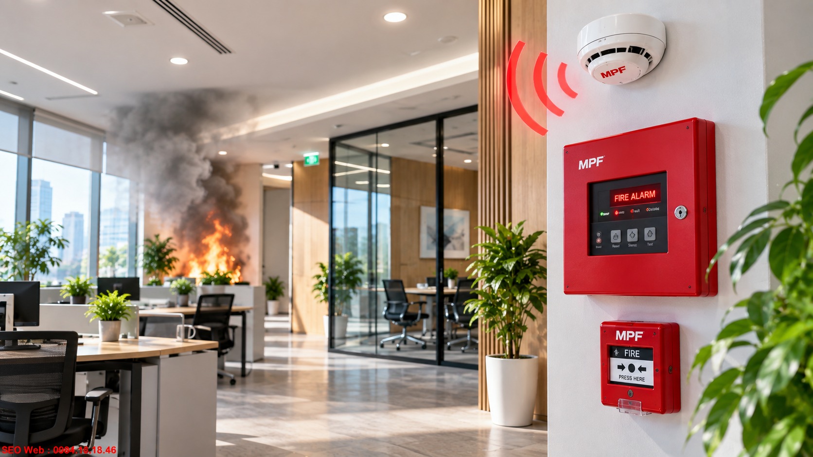 Báo cháy MPF phát hiện nguy cơ cháy nhanh chóng