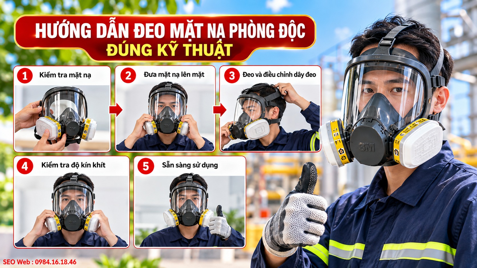 Sử dụng đúng kỹ thuật giúp mặt nạ phát huy hiệu quả bảo vệ