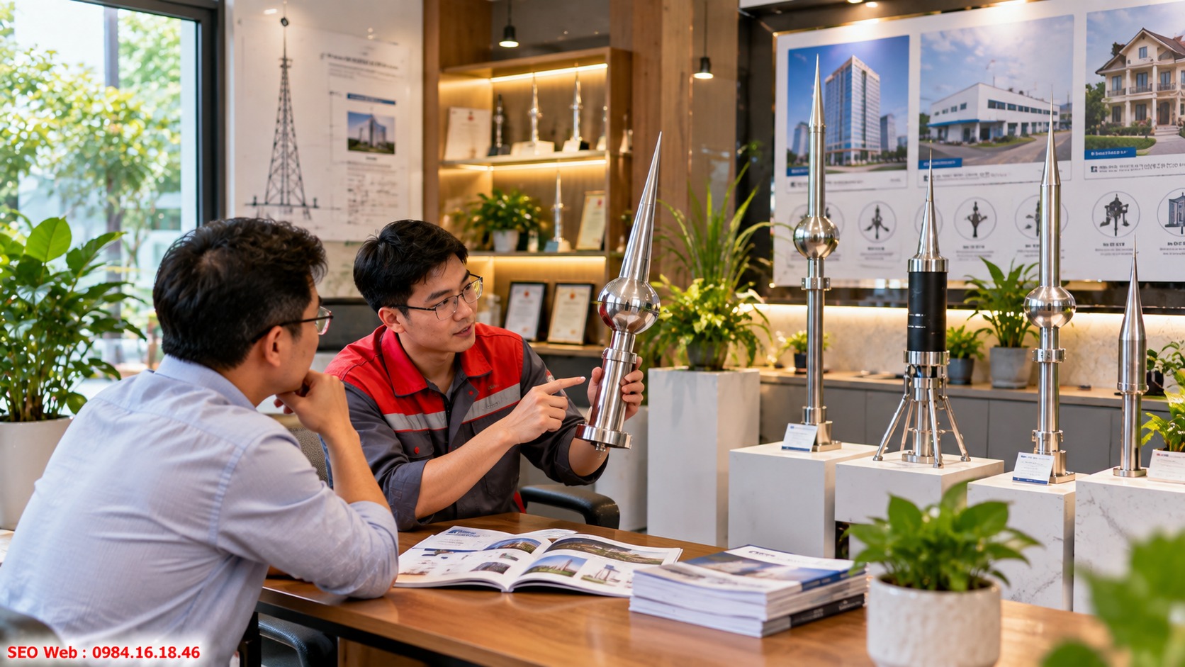 Những vấn đề cần biết khi lựa chọn thiết bị chống sét công trình Giải đáp những thắc mắc phổ biến trước khi lựa chọn kim thu sét