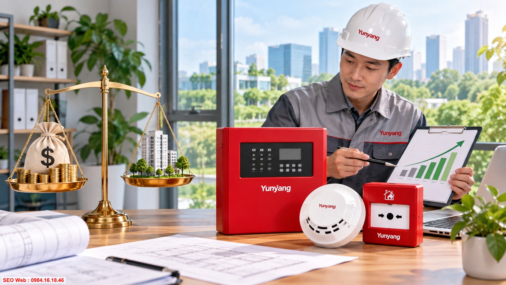 So sánh chi phí và hiệu quả đầu tư thiết bị báo cháy Yunyang