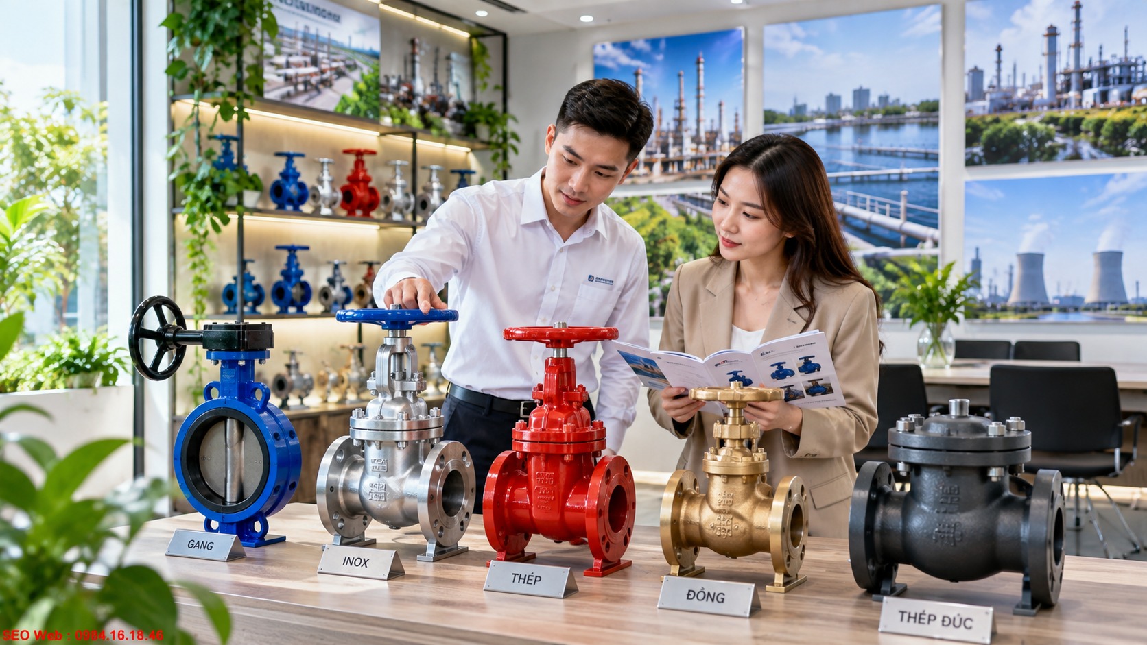 Lựa chọn chất liệu van theo môi trường sử dụng thực tế Chọn vật liệu van phù hợp môi trường, lưu chất và điều kiện vận hành
