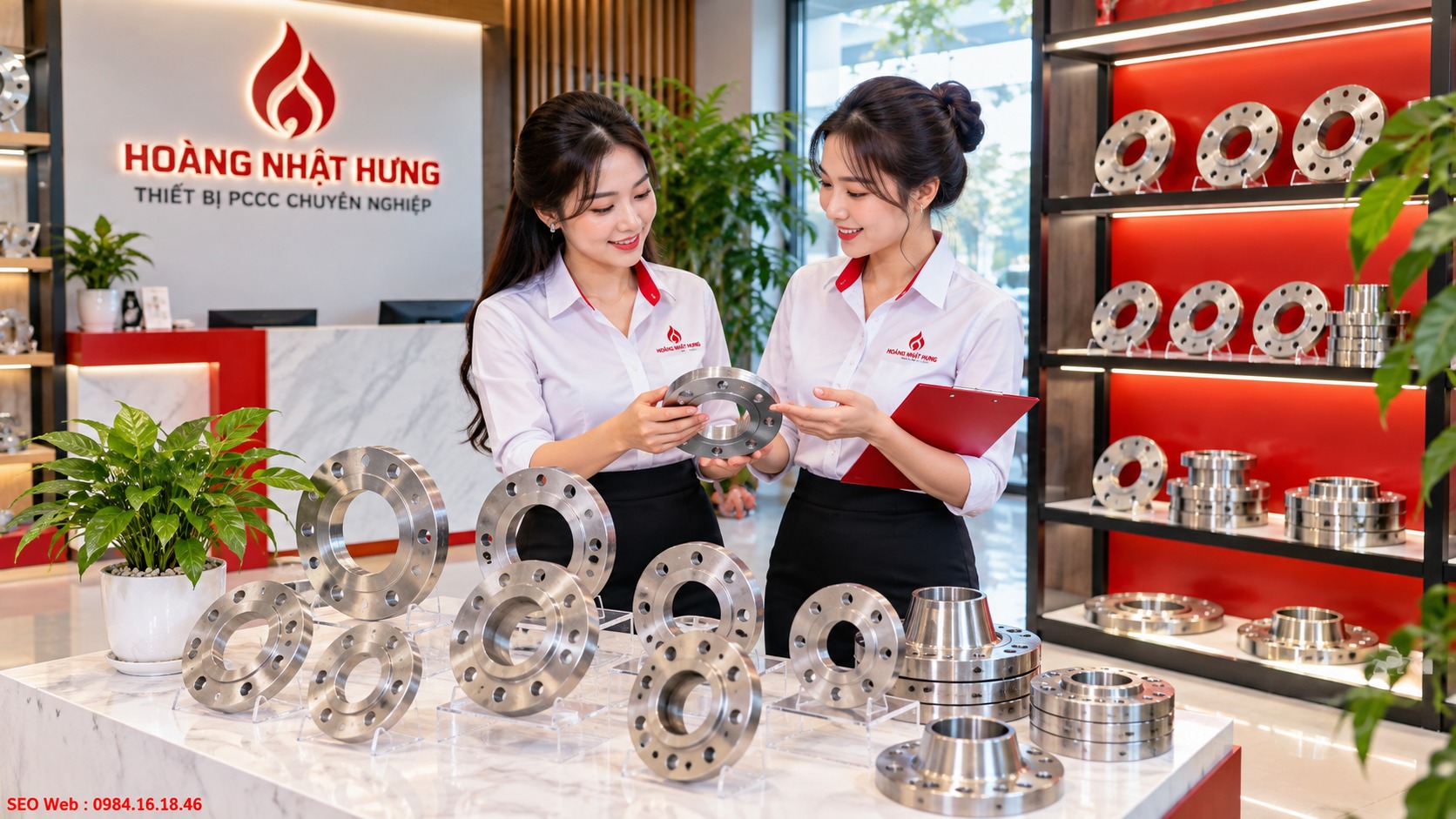 Các loại mặt bích đường ống được tư vấn và cung cấp tại PCCC Hoàng Nhật Hưng