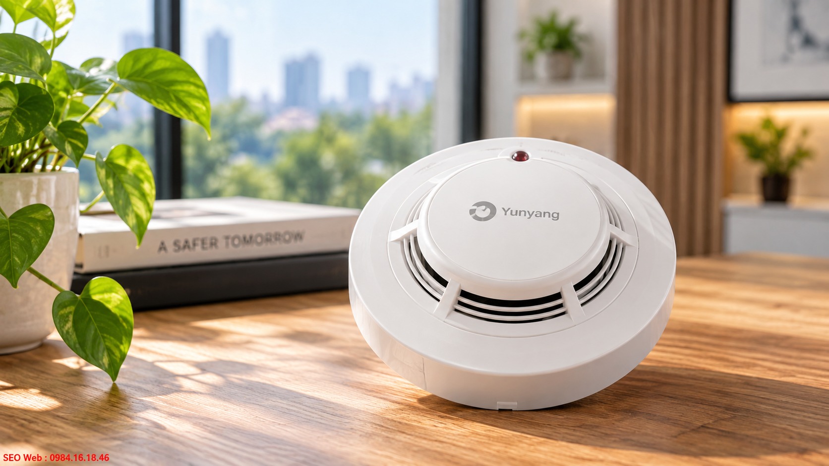 Đầu báo khói Yunyang phát hiện mật độ khói và truyền tín hiệu cảnh báo