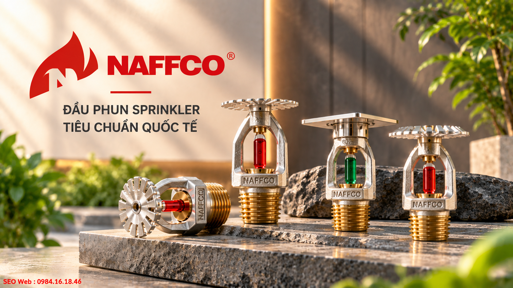 Naffco cung cấp thiết bị Sprinkler bền bỉ cho nhiều môi trường