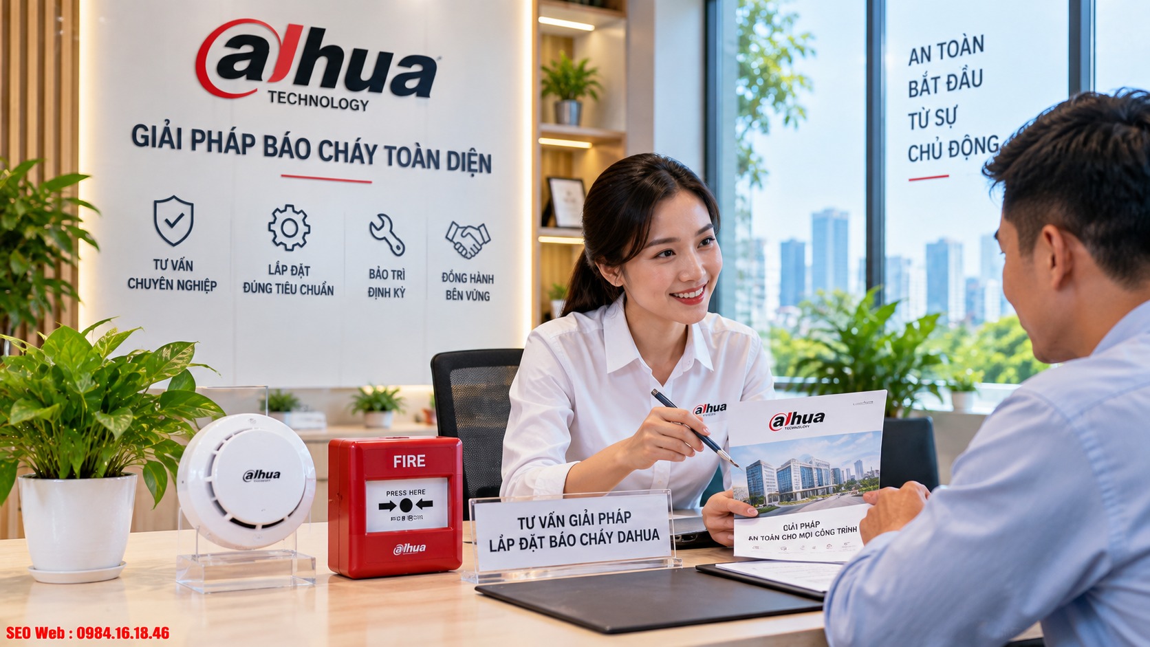 Đơn vị lắp đặt hệ thống báo cháy Dahua uy tín chuyên nghiệp