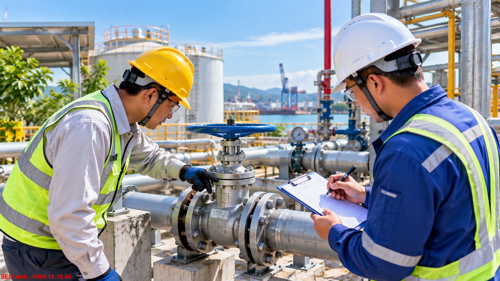 Ghi nhận tình trạng thiết bị sau mỗi lần kiểm tra bảo dưỡng Kỹ thuật viên ghi chép kết quả kiểm tra và tình trạng của từng van
