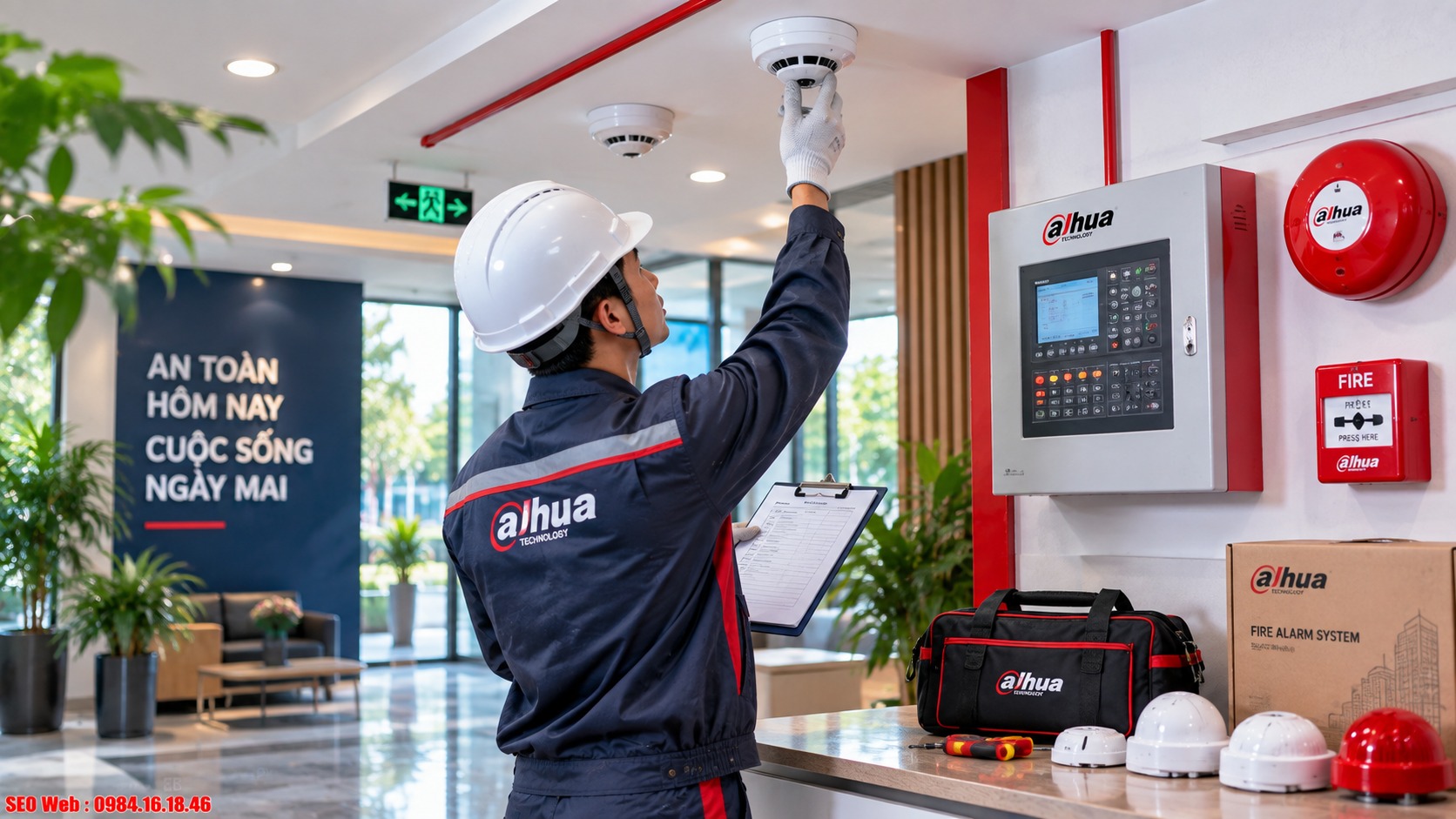 Kiểm tra và bảo trì hệ thống báo cháy Dahua định kỳ