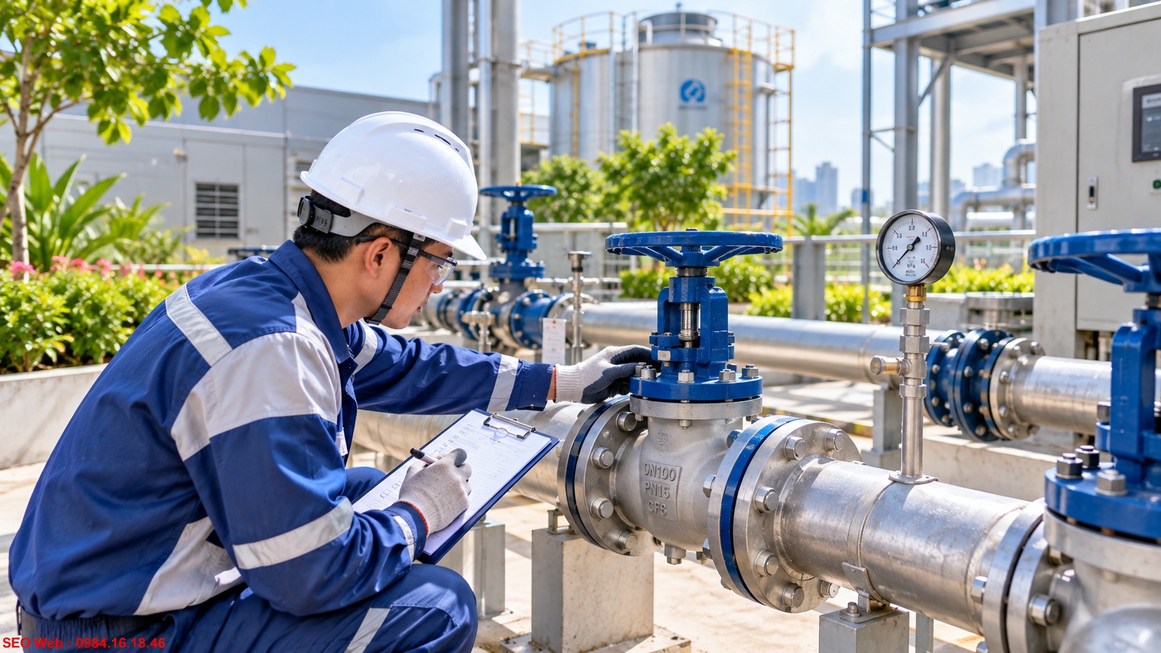Kiểm tra định kỳ tình trạng hoạt động, độ kín và chuyển động của van