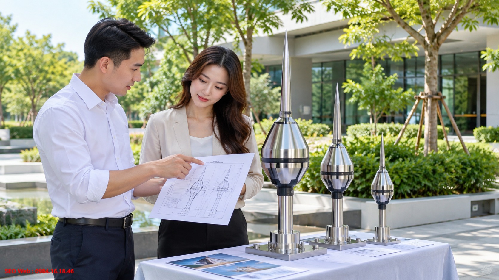 Những thông số kim thu sét cần đối chiếu trước khi mua sản phẩm Kiểm tra thông số kỹ thuật kim thu sét phù hợp quy mô từng công trình
