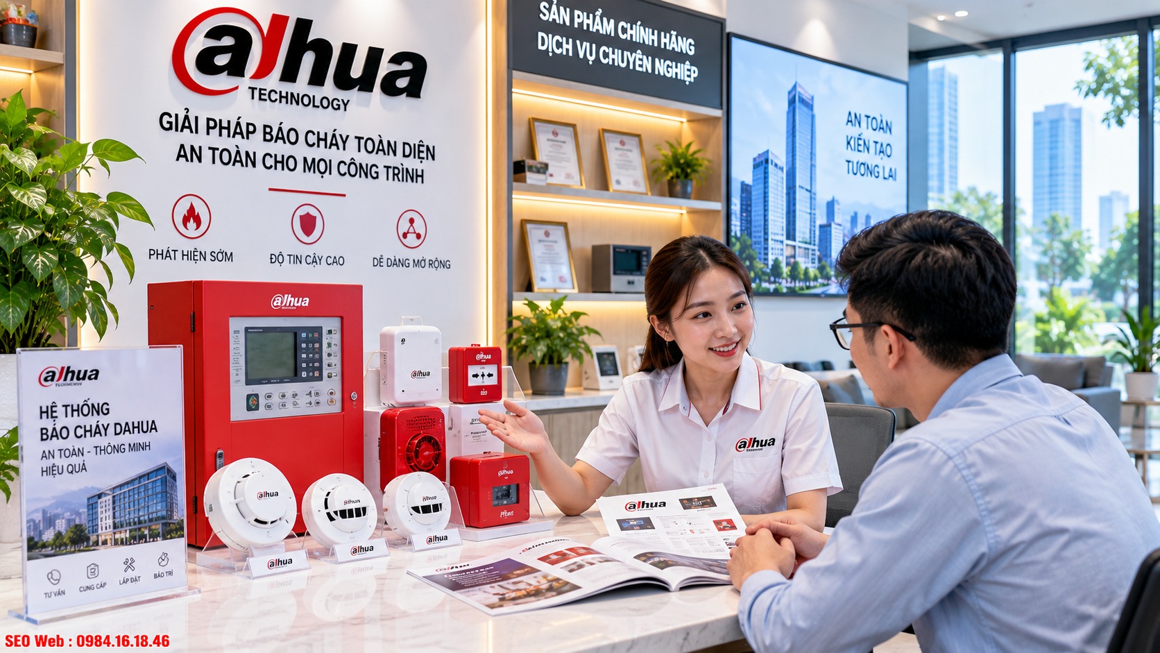 Lựa chọn đơn vị cung cấp báo cháy Dahua uy tín chuyên nghiệp