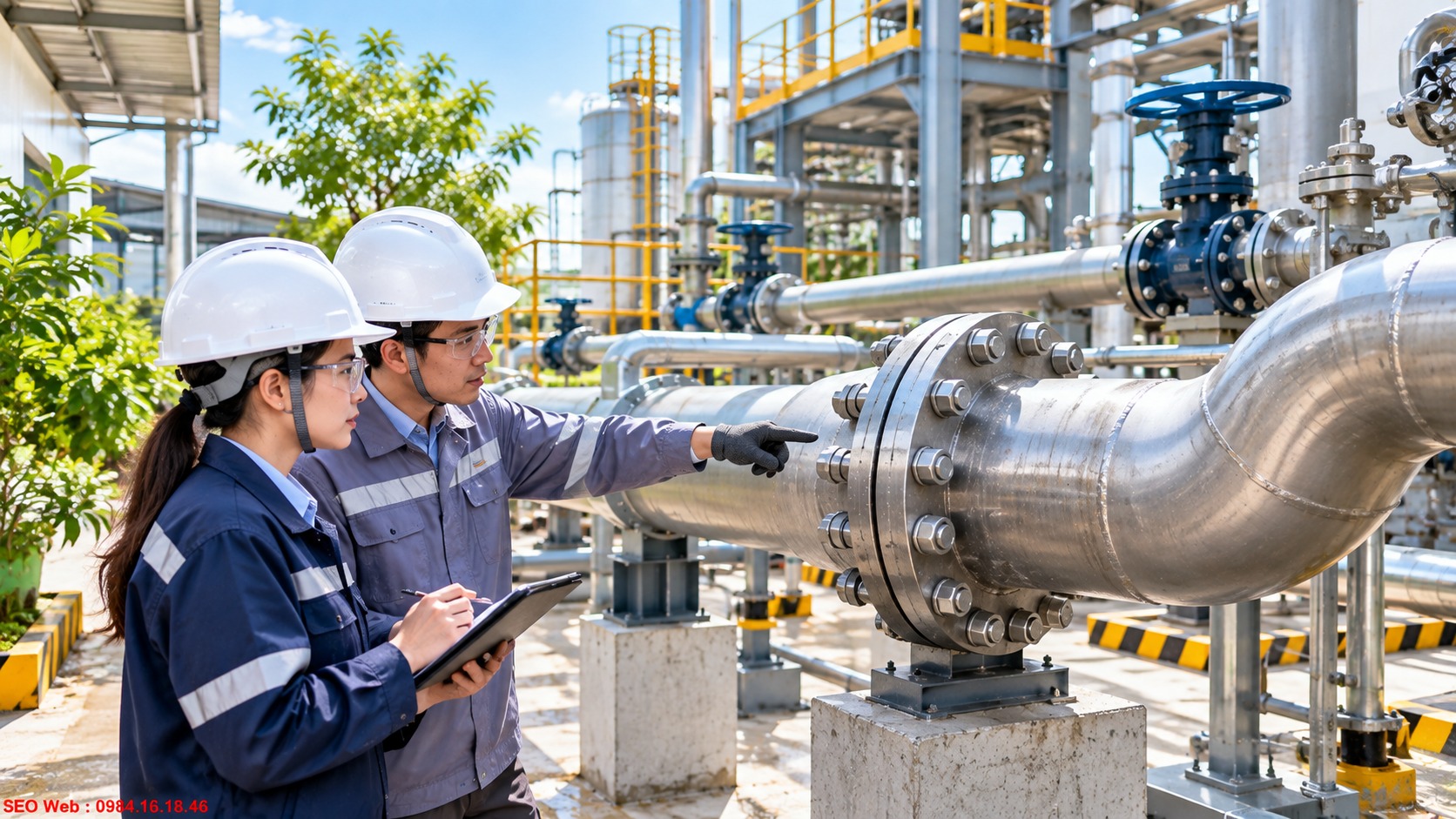 Lợi ích an toàn khi sử dụng mặt bích đúng kỹ thuật Mặt bích góp phần nâng cao an toàn vận hành cho hệ thống đường ống