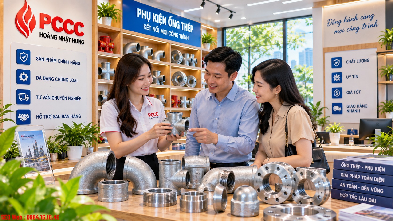 Nhà cung cấp uy tín đảm bảo phụ kiện chính hãng và hỗ trợ kỹ thuật