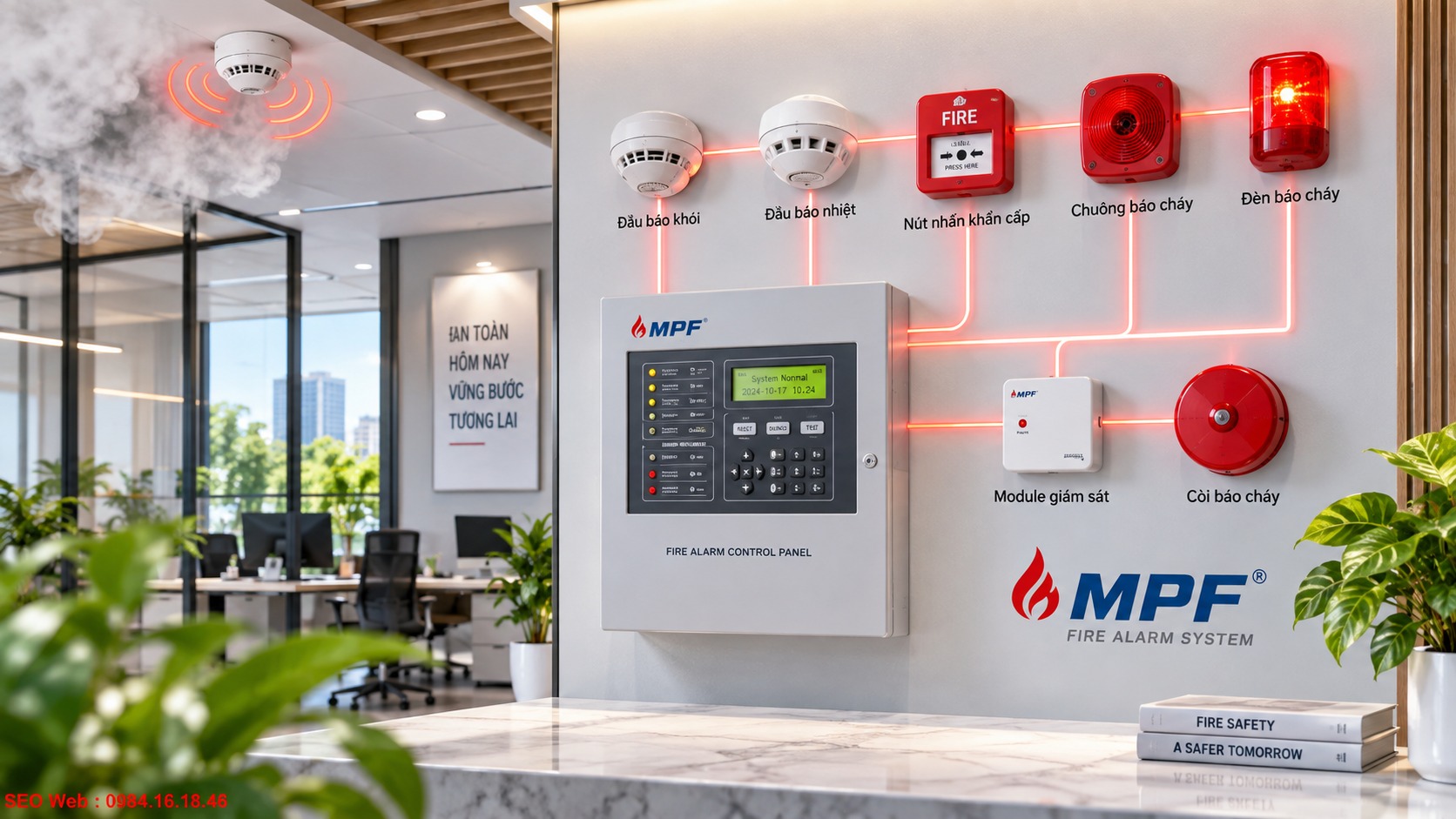 Nguyên lý vận hành báo cháy MPF từ phát hiện tín hiệu đến cảnh báo