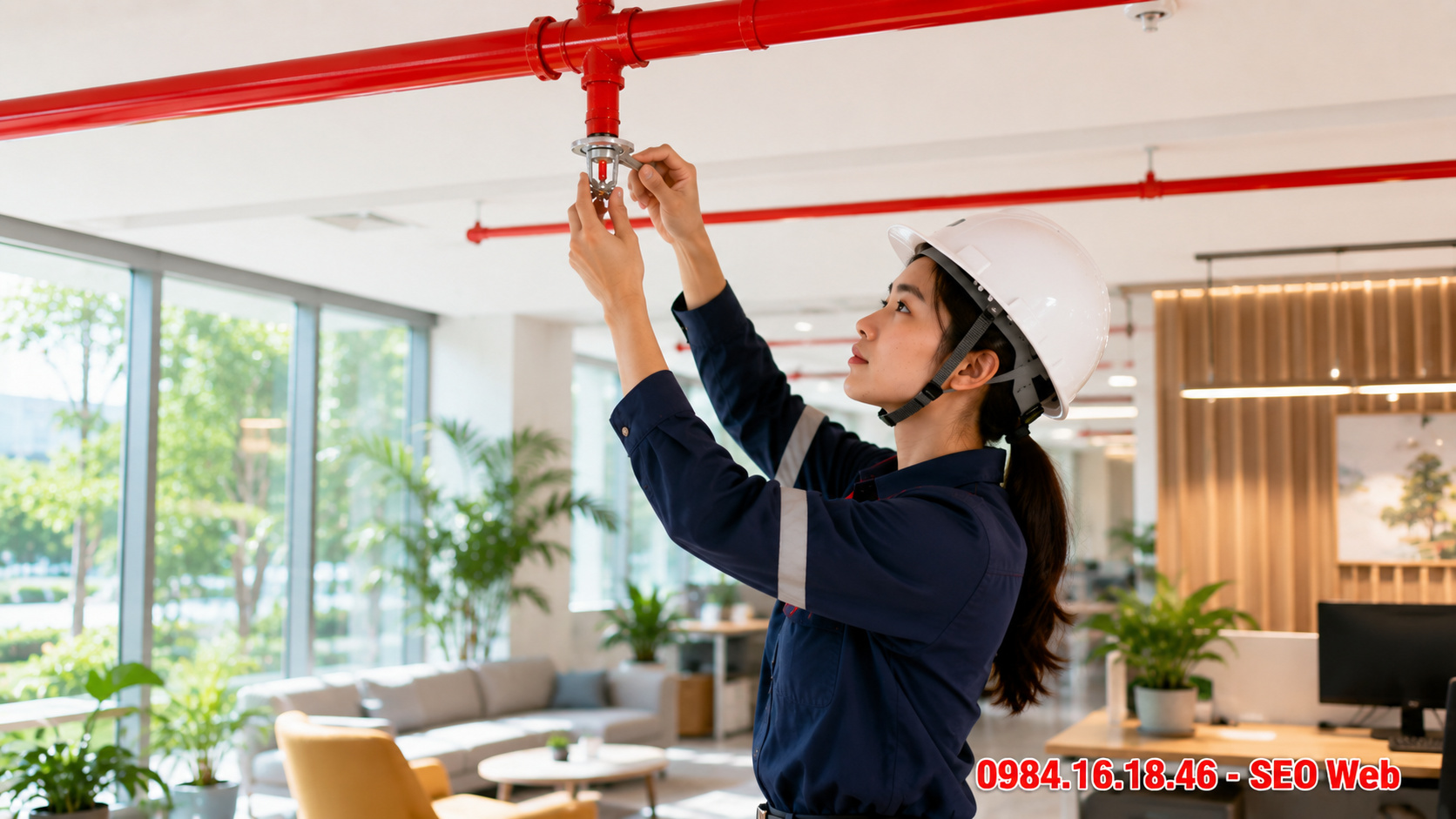 Hướng lắp đặt quyết định kiểu phun và phạm vi bảo vệ phù hợp