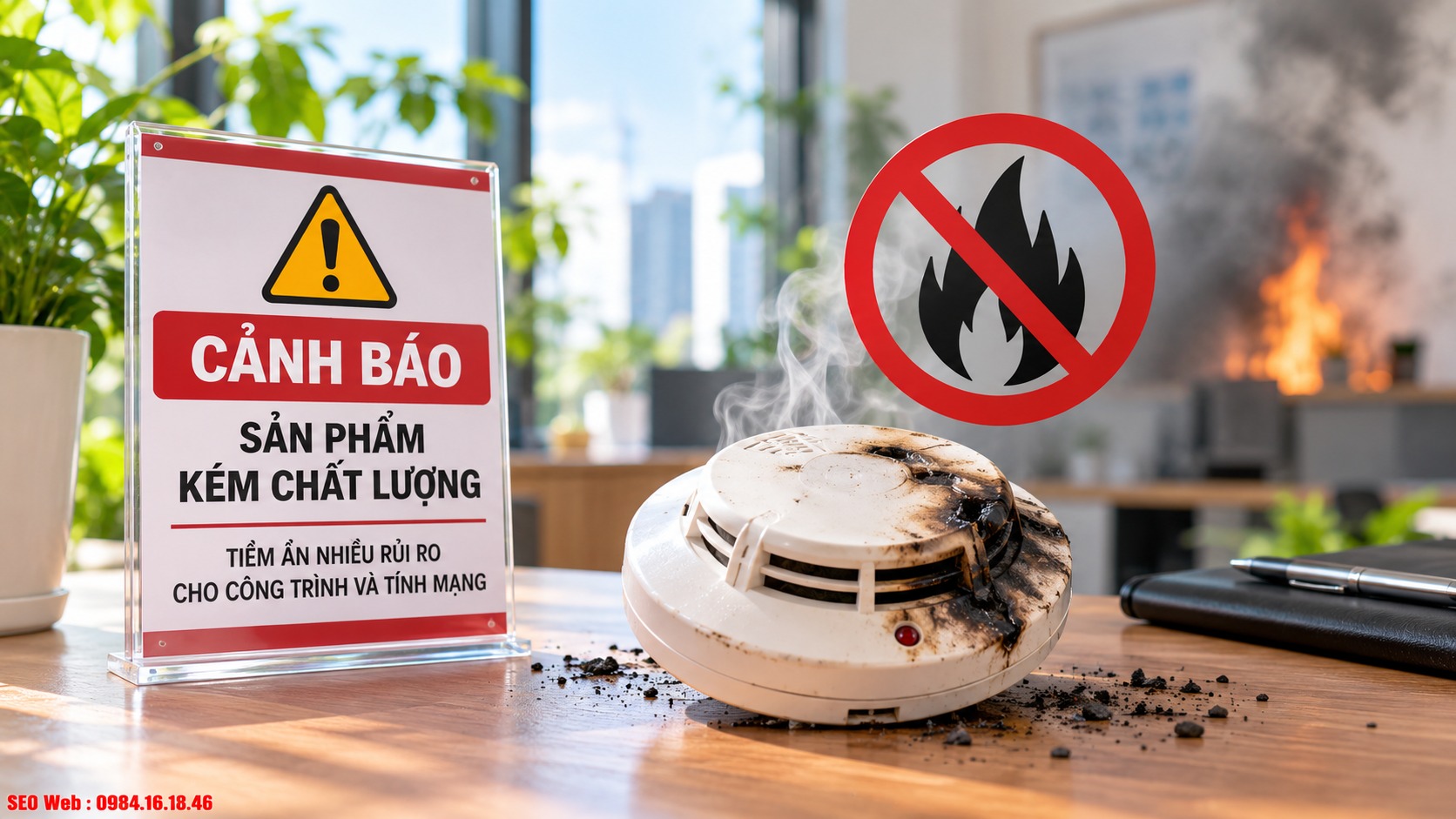 Rủi ro khi sử dụng thiết bị báo cháy Dahua kém chất lượng
