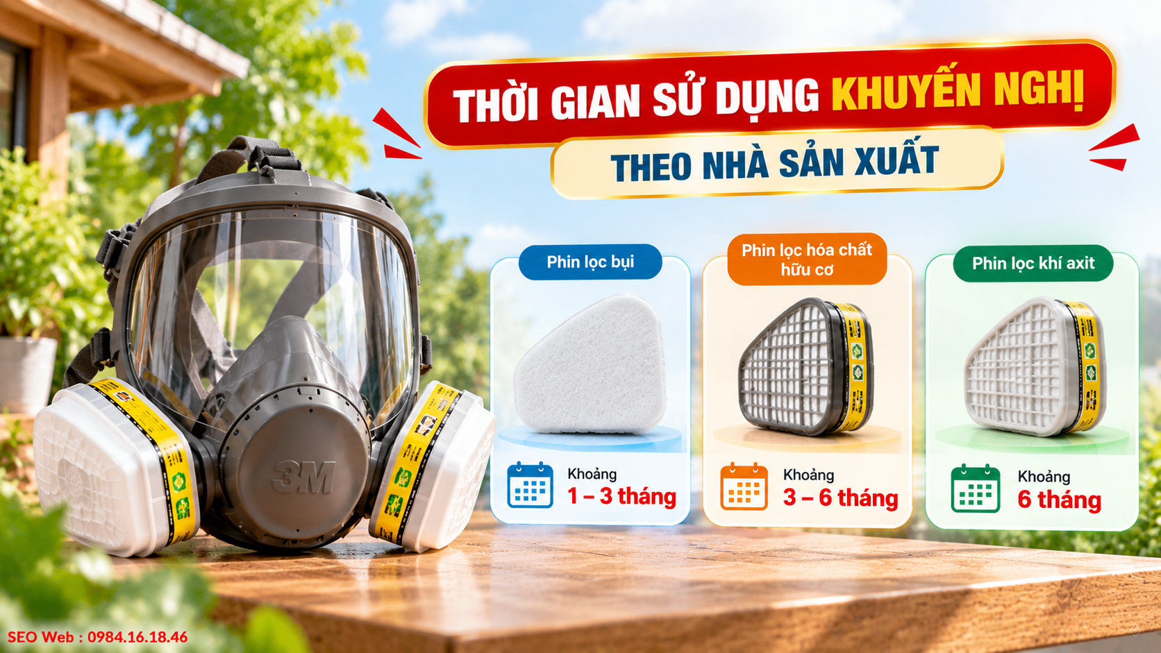 Tuân thủ thời hạn sử dụng giúp duy trì khả năng bảo vệ ổn định