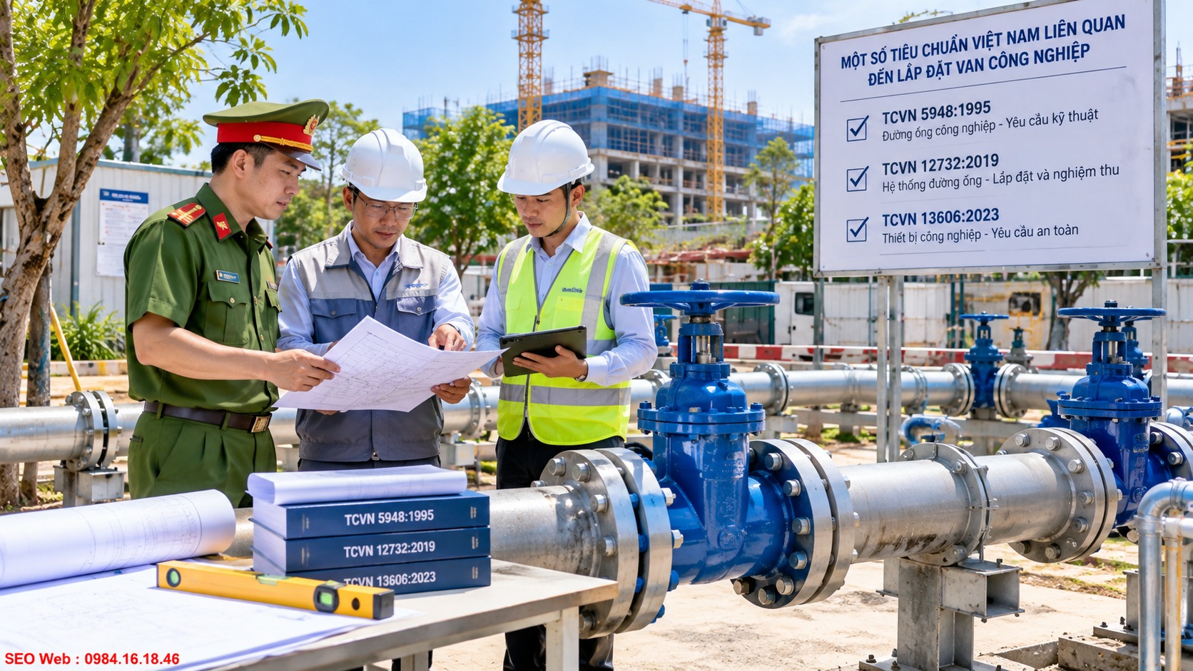 Yêu cầu tiêu chuẩn Việt Nam áp dụng cho hệ thống van công nghiệp Tiêu chuẩn Việt Nam liên quan đến lắp đặt van và hệ thống đường ống