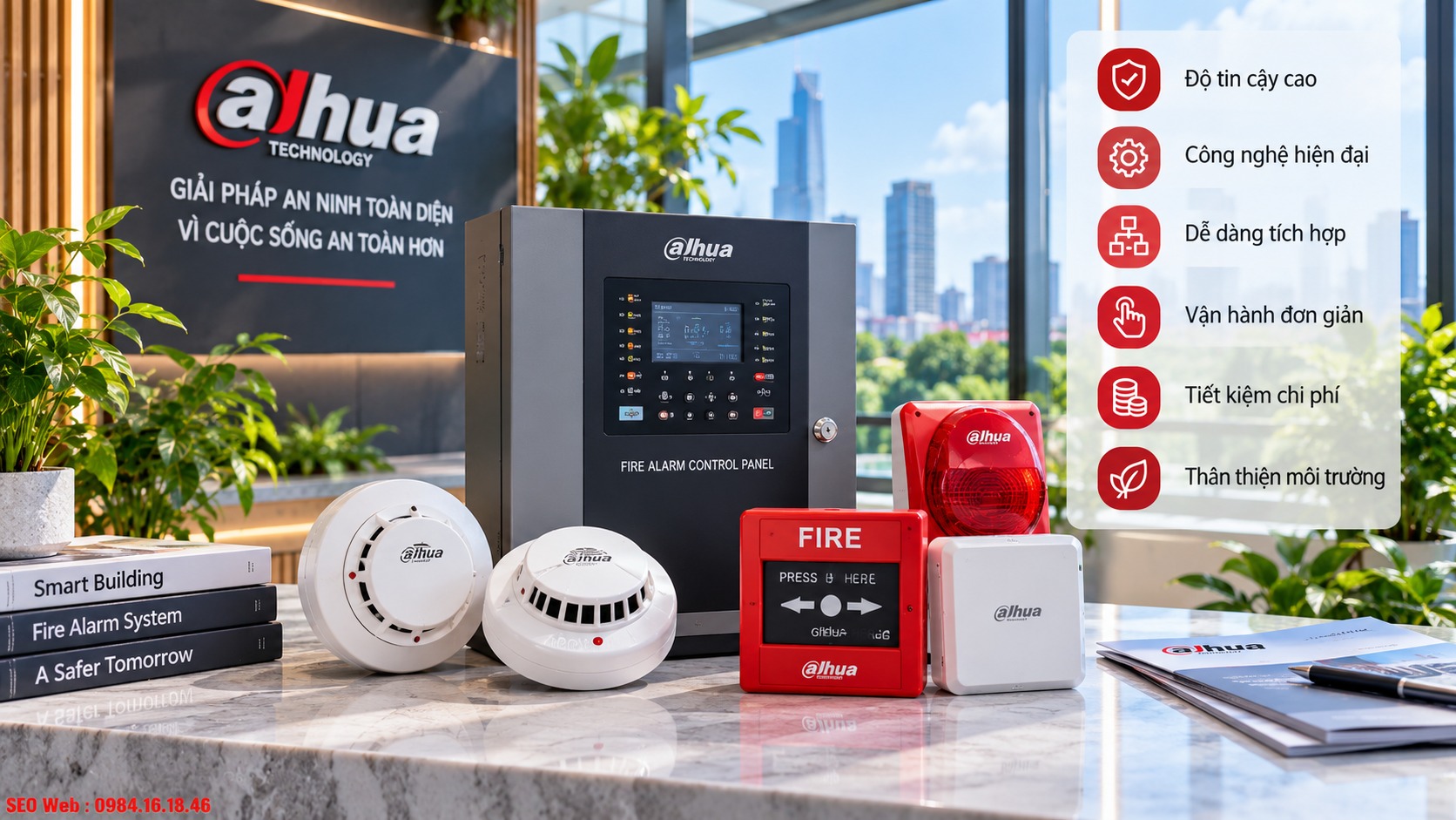 Ưu điểm thiết bị báo cháy Dahua với khả năng kết nối linh hoạt