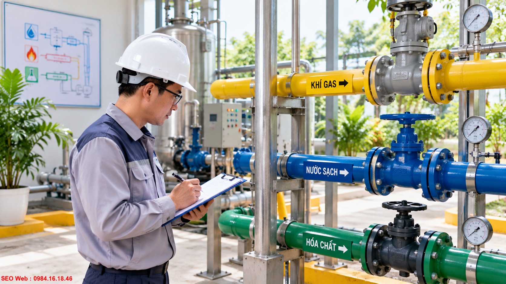 Xác định lưu chất phù hợp trước khi lựa chọn van Xác định loại môi chất trong hệ thống trước khi lựa chọn van công nghiệp