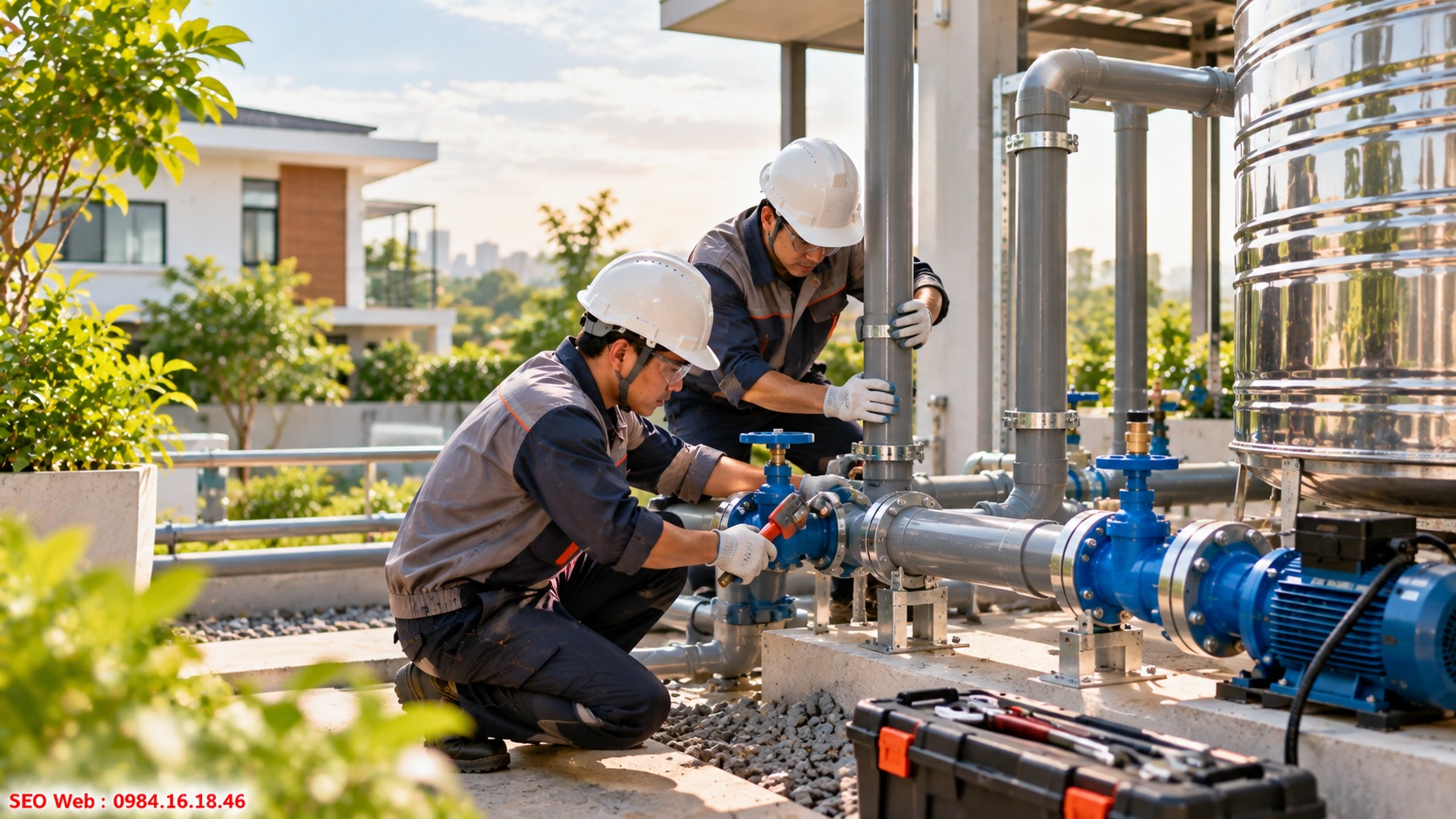 Sử dụng vật tư đạt chuẩn giúp hạn chế rò rỉ và sự cố