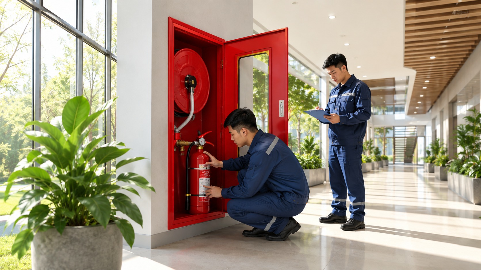 Kiểm tra tủ chữa cháy định kỳ giúp phát hiện hư hỏng sớm