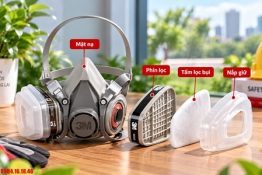 Cấu tạo mặt nạ phòng độc: Các bộ phận chính và chức năng từng chi tiết