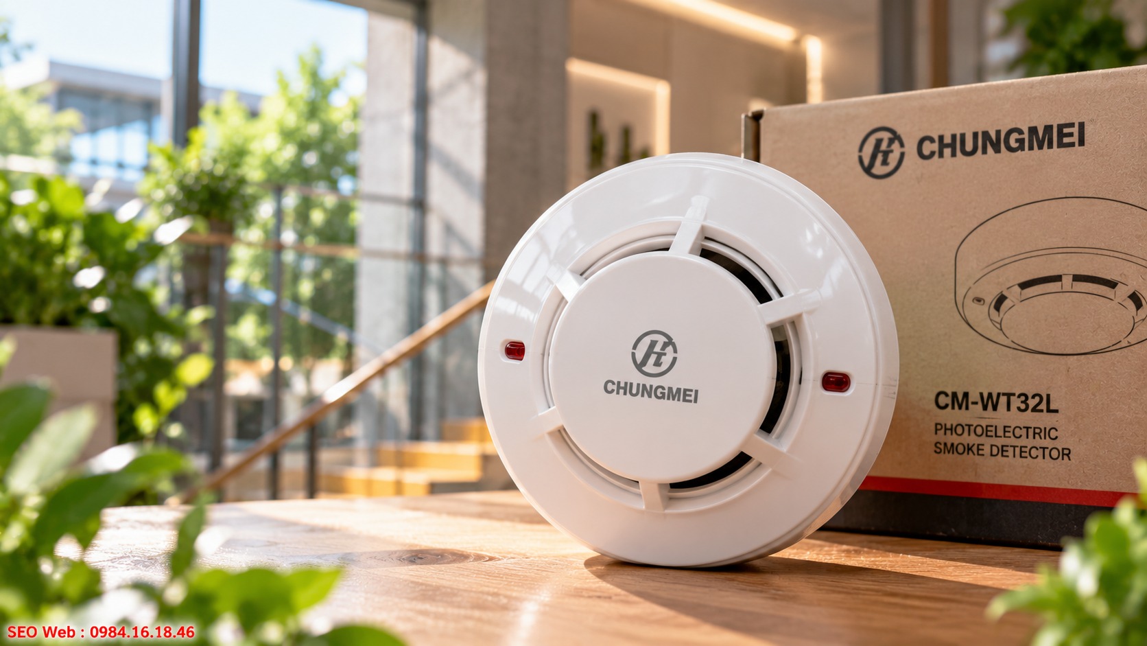 Cảm biến quang học Chungmei hỗ trợ phát hiện khói nhanh trong không gian