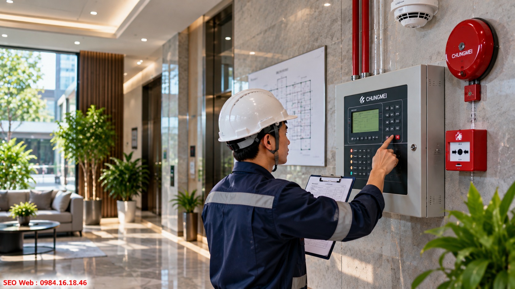 Kiểm tra nguồn điện và tín hiệu trước khi nghiệm thu hệ thống