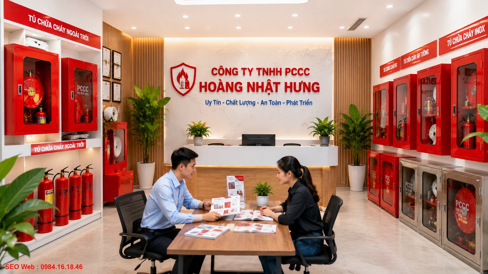 Hoàng Nhật Hưng tư vấn trang bị tủ chữa cháy cho từng công trình