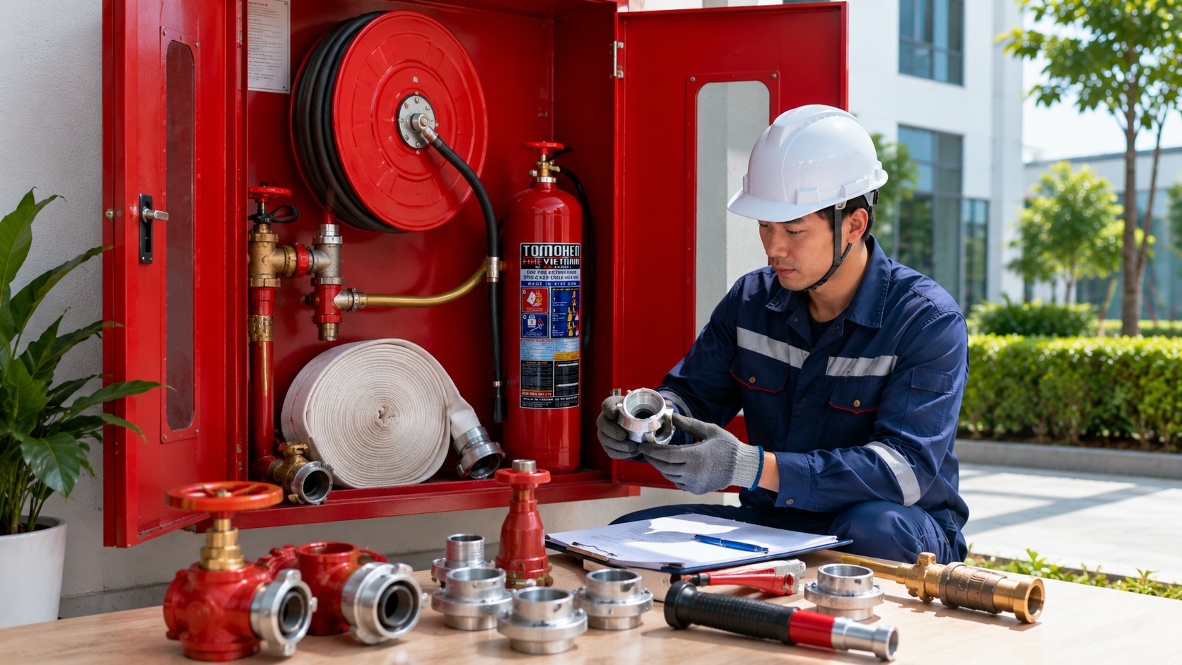 Ngăn chứa khoa học giúp thiết bị dễ lấy khi xảy ra cháy