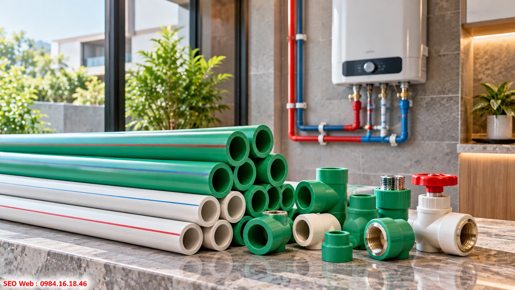 Ống PPR hàn nhiệt chắc chắn giúp hạn chế rò rỉ khi sử dụng
