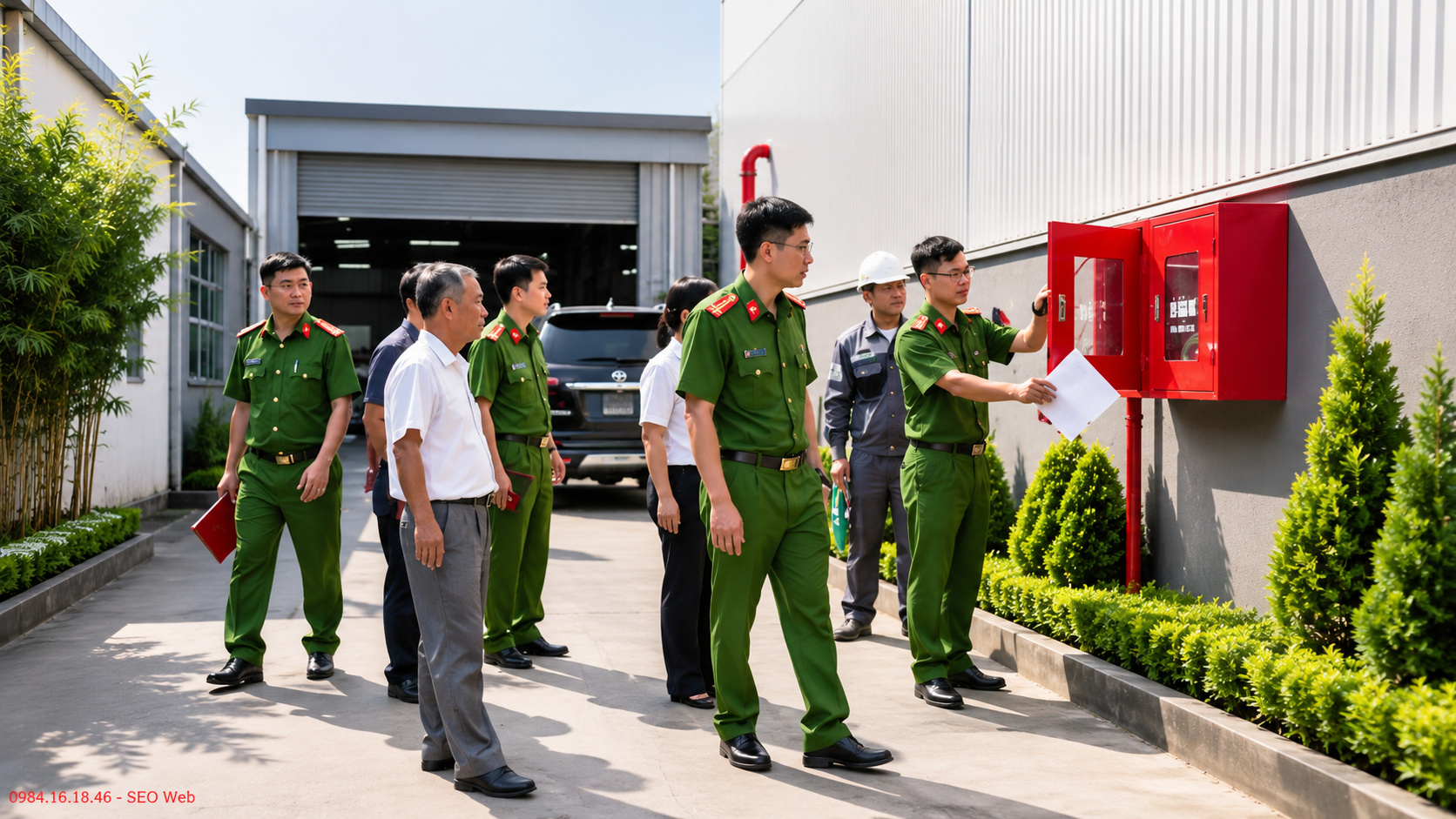 Các bước lắp đặt tủ chữa cháy đúng vị trí và kỹ thuật